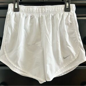 Nike Women's White Sports Shorts